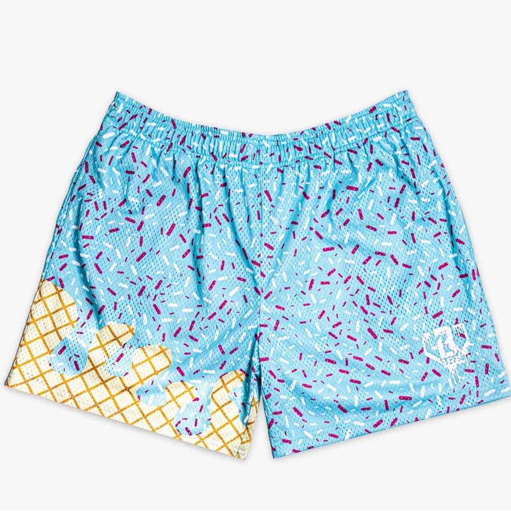 Baseball Lifestyle 101 Youth Ice Cream Shorts Cotton Candy YM